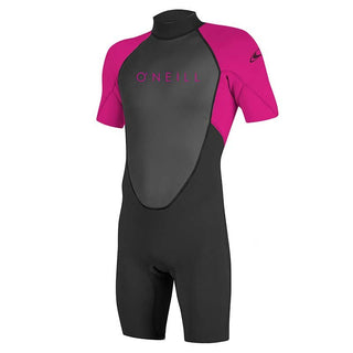 O’Neill Youth REACTOR 2mm back zip S/S spring wetsuit c09
